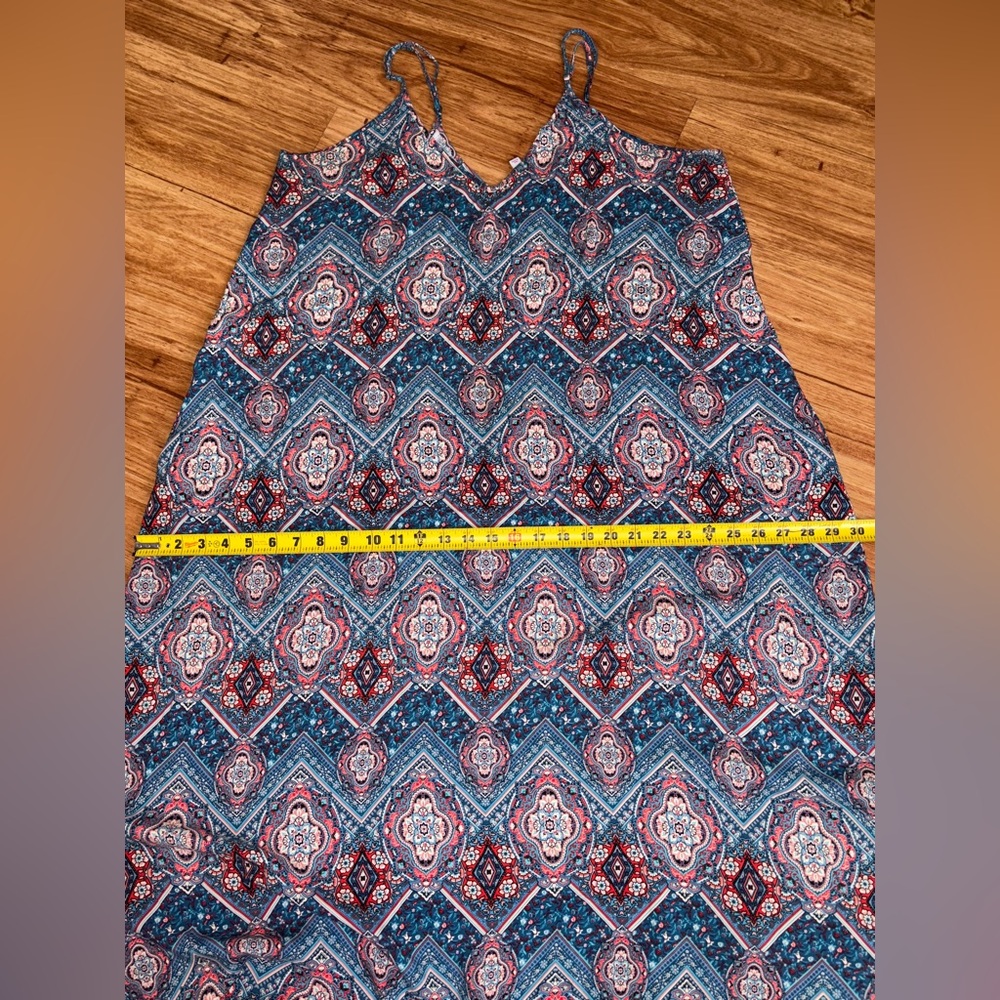 Xhiliration Bohemian Maxi Dress with Paisley Print - Picture 11 of 13